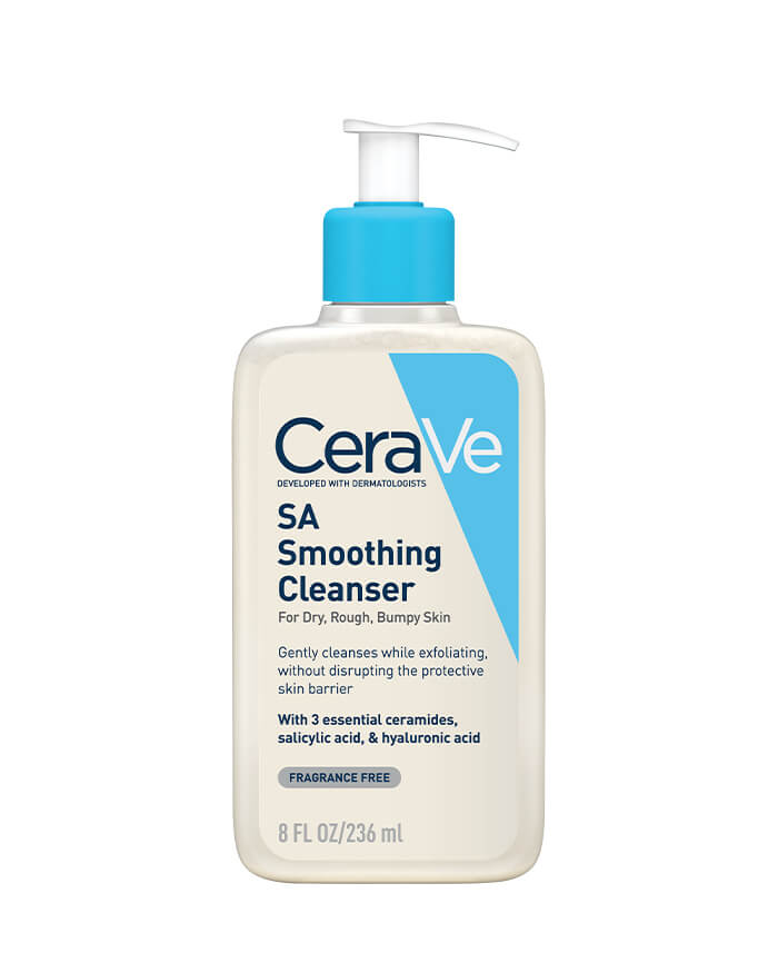 SA Smoothing Cleanser with Salicylic Acid for Clear Skin | CeraVe